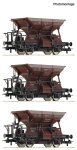 Roco 6600269 - H0 - 3-tlg. Set Schotterwagen Talbot, DB, Ep. IV